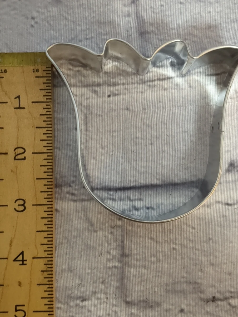 Stainless Steel Tulip Cookie Cutter - Silver
